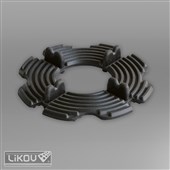 LIKOV Terč pod dlažbu gumový 120x8mm, spára 4mm